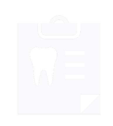 white measurement and eval icon